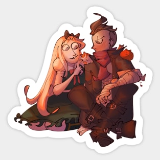 gundam tanaka x sonia nevermind danganronpa Sticker